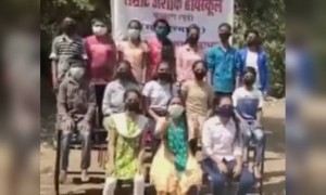 कोरोना विषाणूचे हे जनजागृती करणारे गीत विद्यार्थ्यांनी तयार केले आहे