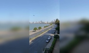 जनता कर्फ्यु, पहा मुंबई मरीन ड्राईव्हचा रस्ता.....