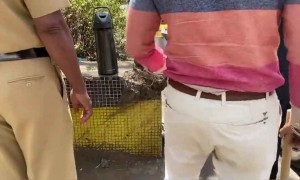 ह्या माऊलीने आपल्या जिवाची पर्वा न करता जे पोलिस ड्युटी करत होते त्यांना चहा नाष्टा पुरवला.