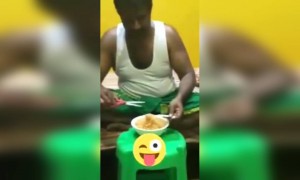 खरचं ज्यांना मॅगी खाता येत नाही , याच्याकडूनच शिकून घ्या