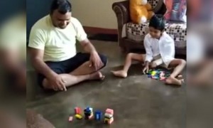 घरात राहून मुलं बोर होऊ नये यासाठी केलेला छोटासा प्रयत्न..!