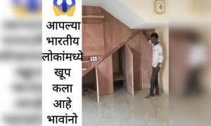 आपल्या भारतीय लोकांमध्ये खूप कला आहे..!!