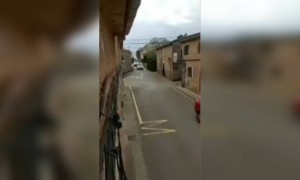 स्पेन पोलीस... घरी बसून बोर झालेल्या लोकांचे मनोरंजन करताना..