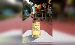 काय जबरदस्त कलाकार असेल हा त्याची पेंटिंग बघून असे वाटते की ती खरोखरच वस्तू आपल्या समोर आहे