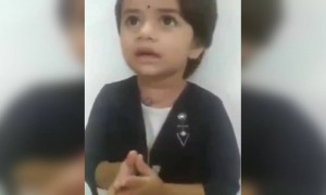 नका जाऊ बाहेर चिमुकलीचे आव्हान