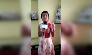 ह्या लहान मुलीने गायलेलं गीत नक्की ऐका