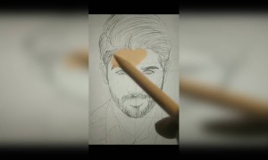 #अभिनेता अल्लू अर्जुन याचे रेखाटलेले चित्र आवडलं तर नक्की शेअर करा..!!