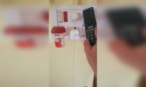 TV च्या जून्या रिमोट ने पंखा कसा चालू-बंद करायचा ते पाहा.😜